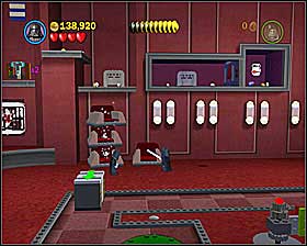 Below the third battle area use the tunnel and push down the crate, then shoot its remains - Jedi Destiny - Freeplay Mode - Episode VI - LEGO Star Wars II: The Original Trilogy - Game Guide and Walkthrough