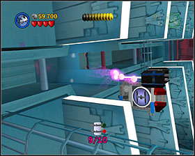 Behind the second TIE Fighter door - Into the Death Star - Freeplay Mode - Episode VI - LEGO Star Wars II: The Original Trilogy - Game Guide and Walkthrough