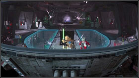 Right at the beginning, turn around and start throwing grenades at the big window in the south [1] - Bounty Hunter Missions - p. 2 - Other - LEGO Star Wars III: The Clone Wars - Game Guide and Walkthrough