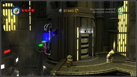 To get the last brick, you will need one character with the Force and one with the grappling hook - Red Bricks - Republic Ship - p. 1 - Other - LEGO Star Wars III: The Clone Wars - Game Guide and Walkthrough