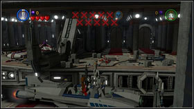The last group can be found on the right edge on the landing zone [1] - Hostage Crisis - Extra missions - LEGO Star Wars III: The Clone Wars - Game Guide and Walkthrough