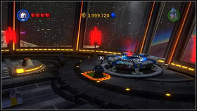 Once you're onboard [1], head to the captain bridge on the right [M2 - Introduction - Extra missions - LEGO Star Wars III: The Clone Wars - Game Guide and Walkthrough