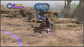 Go through the barrier and switch it off with the lever [1] - Asajj Ventress - p. 5 - Story mode - LEGO Star Wars III: The Clone Wars - Game Guide and Walkthrough