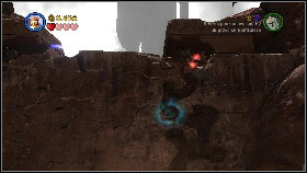 Afterwards use the bazooka to destroy the orange stones blocking the twisting channels [1] - Asajj Ventress - p. 5 - Story mode - LEGO Star Wars III: The Clone Wars - Game Guide and Walkthrough