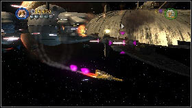 This time go down, towards the torpedo dispenser [1] that you have activated - Asajj Ventress - p. 4 - Story mode - LEGO Star Wars III: The Clone Wars - Game Guide and Walkthrough