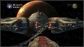 Go to the very top of the captain bridge and switch the lever on the left [1] - Asajj Ventress - p. 4 - Story mode - LEGO Star Wars III: The Clone Wars - Game Guide and Walkthrough