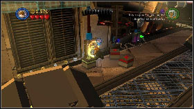 Head to the first landing zone on the left [1] and land on it - Asajj Ventress - p. 4 - Story mode - LEGO Star Wars III: The Clone Wars - Game Guide and Walkthrough