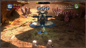 After entering the next location jump down and use the bazooka to destroy two tank elements on both sides of the hulk [1] - Asajj Ventress - p. 2 - Story mode - LEGO Star Wars III: The Clone Wars - Game Guide and Walkthrough