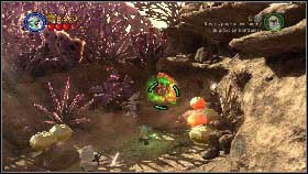 Droids will attack you from the blocked passage - Asajj Ventress - p. 2 - Story mode - LEGO Star Wars III: The Clone Wars - Game Guide and Walkthrough