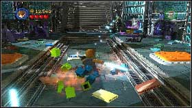 Once the enemy runs way, use the Saber to create a door in the wall [1] - Asajj Ventress - p. 1 - Story mode - LEGO Star Wars III: The Clone Wars - Game Guide and Walkthrough