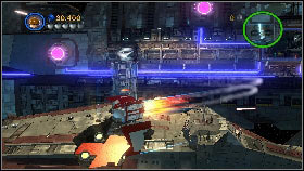 After the battle, in another sequence, use the Force to build a platform from the bricks [1] - General Grievous - p. 7 - Story mode - LEGO Star Wars III: The Clone Wars - Game Guide and Walkthrough