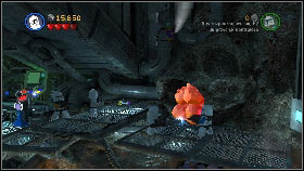 Use the grappling hook on the lever and jump onto the neighbouring platform [1] - General Grievous - p. 6 - Story mode - LEGO Star Wars III: The Clone Wars - Game Guide and Walkthrough