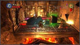 Inside the next room, stand on one of the red buttons [1] and wait for your companions to do the same - General Grievous - p. 5 - Story mode - LEGO Star Wars III: The Clone Wars - Game Guide and Walkthrough