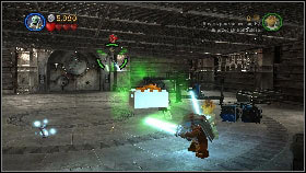 While he's stunned, quickly switch to Commander or a soldier and use the grappling hook on the enemy [1] - General Grievous - p. 5 - Story mode - LEGO Star Wars III: The Clone Wars - Game Guide and Walkthrough