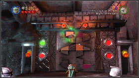 After dealing with them, use the trooper's hooks on the grapple points on both sides of the door [1] - General Grievous - p. 5 - Story mode - LEGO Star Wars III: The Clone Wars - Game Guide and Walkthrough