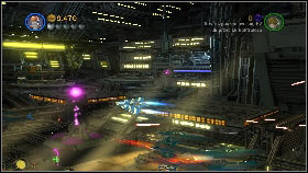 Approach the lever on the right [1] and activate it, thanks to which you will turn on the torpedo generator - General Grievous - p. 3 - Story mode - LEGO Star Wars III: The Clone Wars - Game Guide and Walkthrough