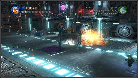 Defeat him once more after the first fight and once he hides behind the barrier, use the panel [1] - General Grievous - p. 2 - Story mode - LEGO Star Wars III: The Clone Wars - Game Guide and Walkthrough