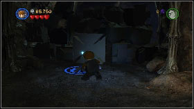 Keep going forward [1] and at the end use the Light Saber on the wall [2] to get through - Count Dooku - p. 5 - Story mode - LEGO Star Wars III: The Clone Wars - Game Guide and Walkthrough