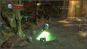 Once you find all the pieces, place them in the spots on the wall on the left [1] - Count Dooku - p. 4 - Story mode - LEGO Star Wars III: The Clone Wars - Game Guide and Walkthrough