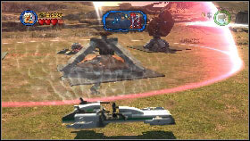 It's worth to place a better cannon in the first base and use it to destroy the local enemy guns [1] - Count Dooku - p. 3 - Story mode - LEGO Star Wars III: The Clone Wars - Game Guide and Walkthrough