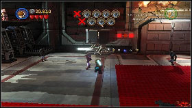 Once you destroy the indicated targets fly right and land at the next landing zone [1] - Count Dooku - p. 2 - Story mode - LEGO Star Wars III: The Clone Wars - Game Guide and Walkthrough