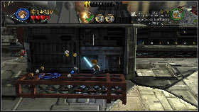 After landing head down the screen [1] and start jumping down - Count Dooku - p. 2 - Story mode - LEGO Star Wars III: The Clone Wars - Game Guide and Walkthrough