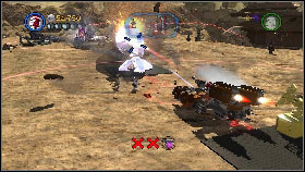 Now head back to the hovercraft, pick up the torpedoes and attack the generator [1] - Count Dooku - p. 1 - Story mode - LEGO Star Wars III: The Clone Wars - Game Guide and Walkthrough