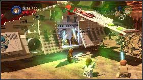 Your last task will be to leading Jedi warriors into three ships - Prologue - Story mode - LEGO Star Wars III: The Clone Wars - Game Guide and Walkthrough