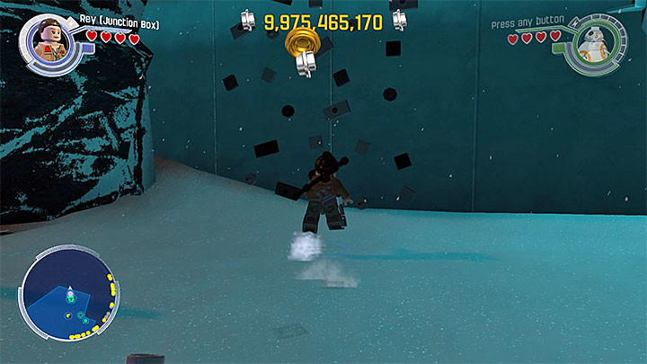 To obtain this block you will need to reach the upper control room - Starkiller Base collectibles & minor missions map - Maps - LEGO Star Wars: The Force Awakens Game Guide