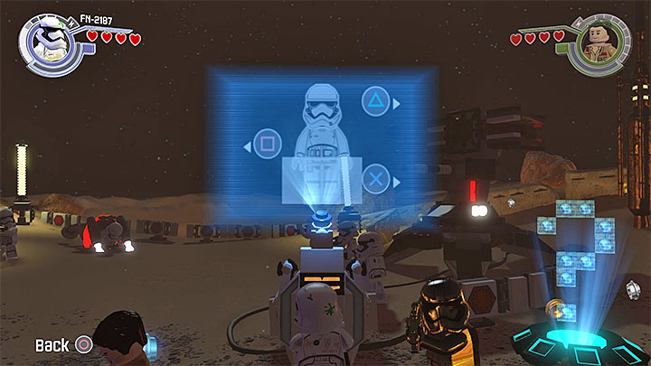 The surface of the planet Jakku is another area that you can explore freely in between different missions - Chapter 2 - Escape from the Finalizer | Walkthrough - Story Mode - LEGO Star Wars: The Force Awakens Game Guide