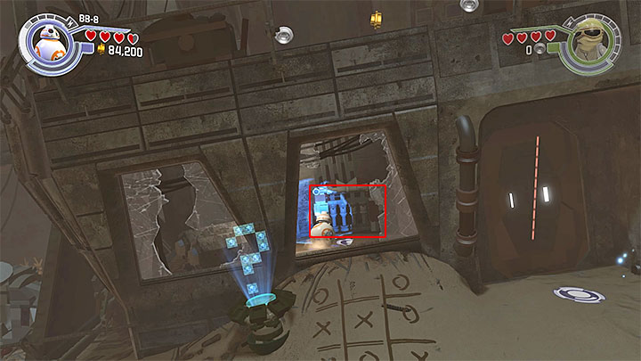A small passage reserved for BB-8. - Chapter 2 - Escape from the Finalizer | Walkthrough - Story Mode - LEGO Star Wars: The Force Awakens Game Guide