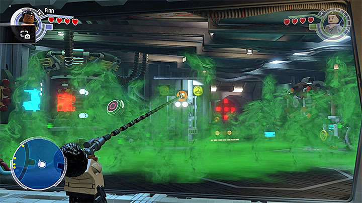 Use Finn to grab onto the handle. - Chapter 4 - The Eravana | Walkthrough - Story Mode - LEGO Star Wars: The Force Awakens Game Guide