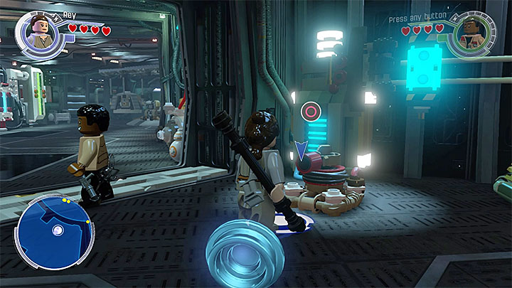 Rey must use the rotating mechanism. - Chapter 4 - The Eravana | Walkthrough - Story Mode - LEGO Star Wars: The Force Awakens Game Guide