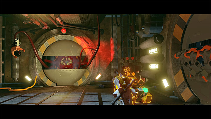 Start by constructing the device on the right side. - Chapter 4 - The Eravana | Walkthrough - Story Mode - LEGO Star Wars: The Force Awakens Game Guide