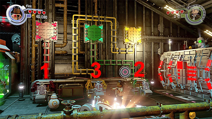 After the explosion select Finn and go through the area filled with toxic gas - Chapter 4 - The Eravana | Walkthrough - Story Mode - LEGO Star Wars: The Force Awakens Game Guide