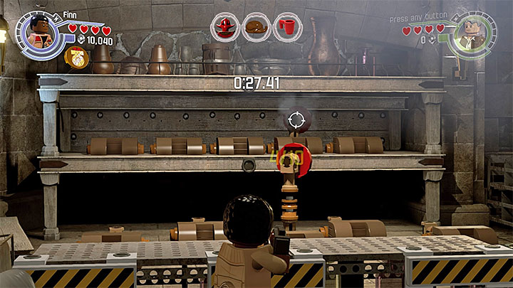 Try quickly hitting the targets - Chapter 5 - Mazs Castle | Walkthrough - Story Mode - LEGO Star Wars: The Force Awakens Game Guide