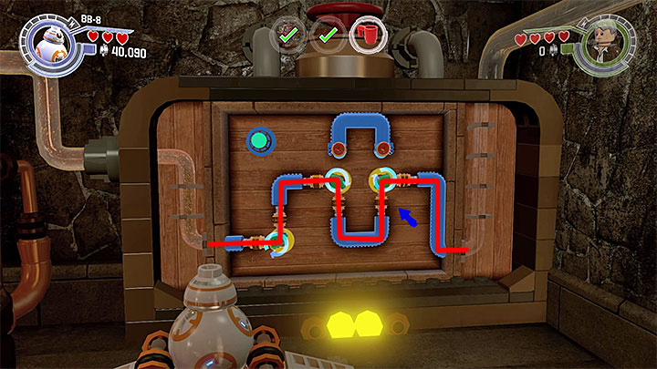 The robot will get to the back of the bar - Chapter 5 - Mazs Castle | Walkthrough - Story Mode - LEGO Star Wars: The Force Awakens Game Guide