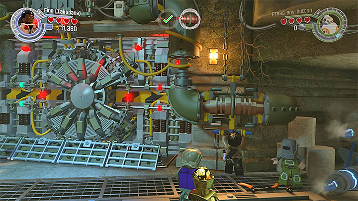 The place where you must interact with the second vice - Chapter 7 - The Resistance | Walkthrough - Story Mode - LEGO Star Wars: The Force Awakens Game Guide