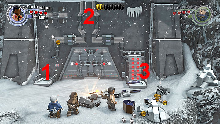 Now move everyone to the right - Chapter 8 - Starkiller Sabotage | Walkthrough - Story Mode - LEGO Star Wars: The Force Awakens Game Guide