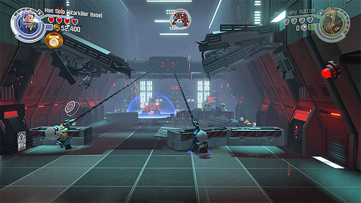 Finn and Han Solo must join forces in order to destroy the cannon - Chapter 8 - Starkiller Sabotage | Walkthrough - Story Mode - LEGO Star Wars: The Force Awakens Game Guide