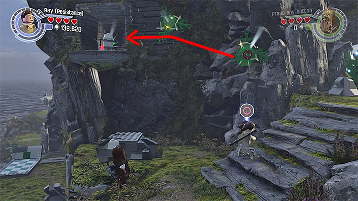 Special requirements: none - Epilogue - Lukes Island | Minikits and red bricks - Minikits and red LEGO bricks - LEGO Star Wars: The Force Awakens Game Guide