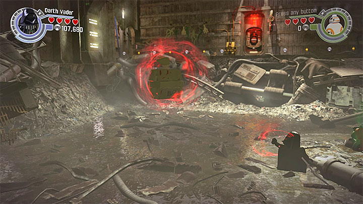 Special requirements: character that uses the Force (e - Poe to the Rescue | Minikits and red bricks - Minikits and red LEGO bricks - LEGO Star Wars: The Force Awakens Game Guide