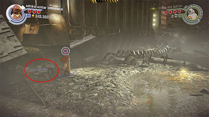 Special requirements: none - Poe to the Rescue | Minikits and red bricks - Minikits and red LEGO bricks - LEGO Star Wars: The Force Awakens Game Guide