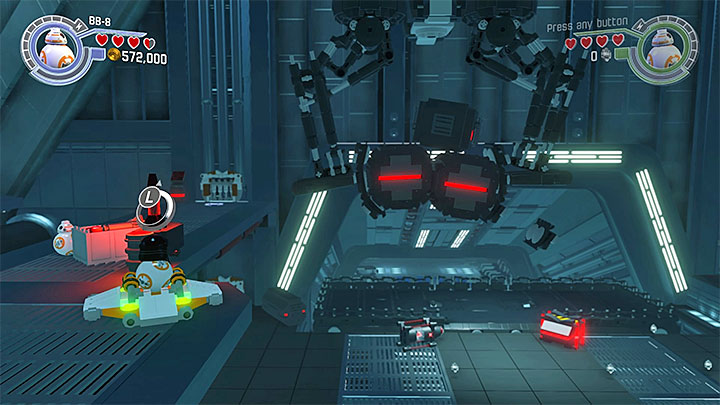 Socket for BB-8 to use - Poe to the Rescue | Minikits and red bricks - Minikits and red LEGO bricks - LEGO Star Wars: The Force Awakens Game Guide