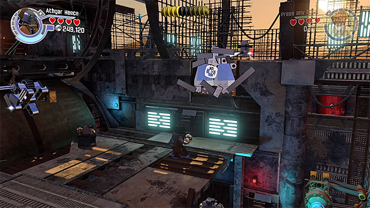 You have to use the thermal detonator to clear the way - Lor San Tekkas Return | Minikits and red bricks - Minikits and red LEGO bricks - LEGO Star Wars: The Force Awakens Game Guide