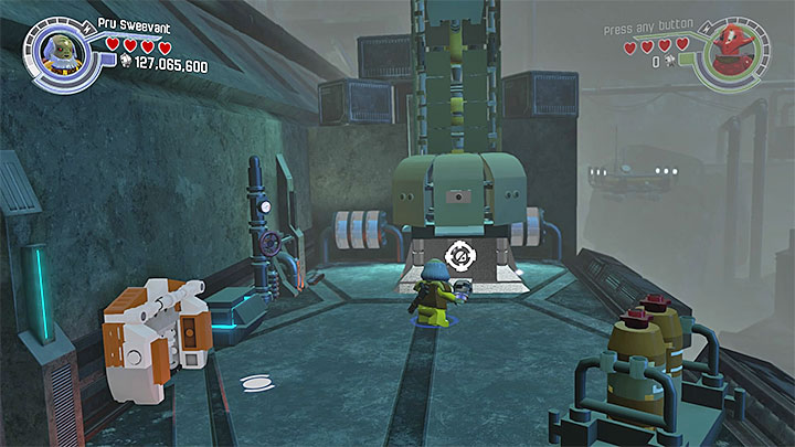 After using the hatch Pru must destroy the silver object - The Crimson Corsair | Walkthrough - Side missions - LEGO Star Wars: The Force Awakens Game Guide