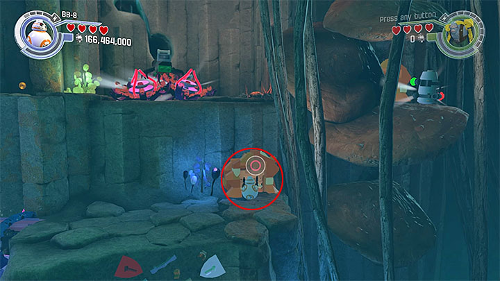 Special requirements: a character that can use small hatches (for example BB-8) - Rathtar Hunting | Minikits and red bricks - Minikits and red LEGO bricks - LEGO Star Wars: The Force Awakens Game Guide