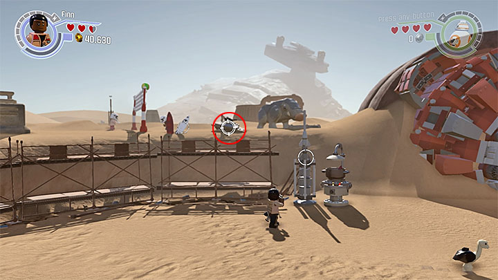 Special requirements: none - Chapter 3 - Niima Outpost | Minikits and red bricks - Minikits and red LEGO bricks - LEGO Star Wars: The Force Awakens Game Guide