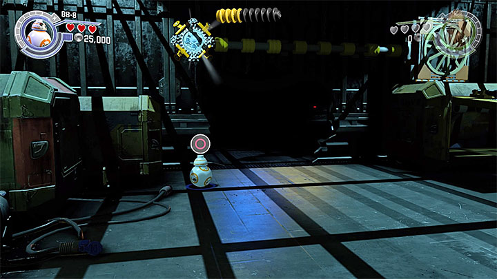 Special requirements: a character capable of hacking terminals (like C-3PO), a character capable of using sockets (like BB-8) - Chapter 4 - The Eravana | Minikits and red bricks - Minikits and red LEGO bricks - LEGO Star Wars: The Force Awakens Game Guide