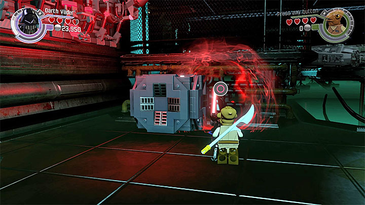 Special requirements: a character capable of using the dark side of the Force (like Darth Vader) - Chapter 4 - The Eravana | Minikits and red bricks - Minikits and red LEGO bricks - LEGO Star Wars: The Force Awakens Game Guide